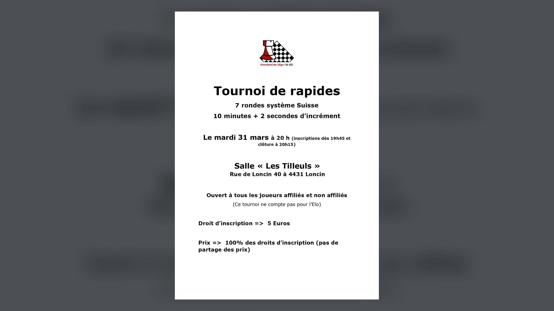 Rapides du club